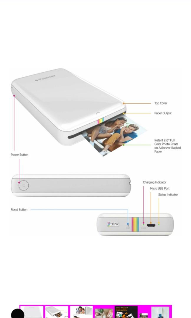 apple polaroid printer