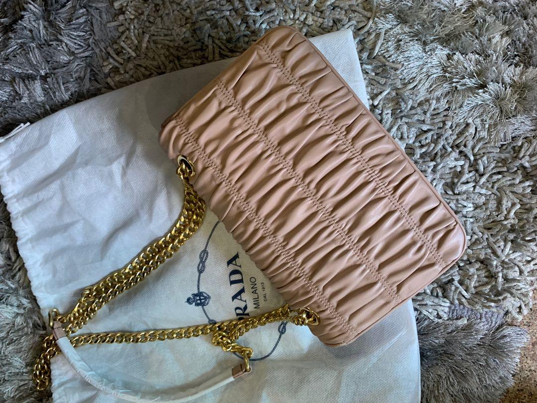 Leather non reptile handbag prada shop