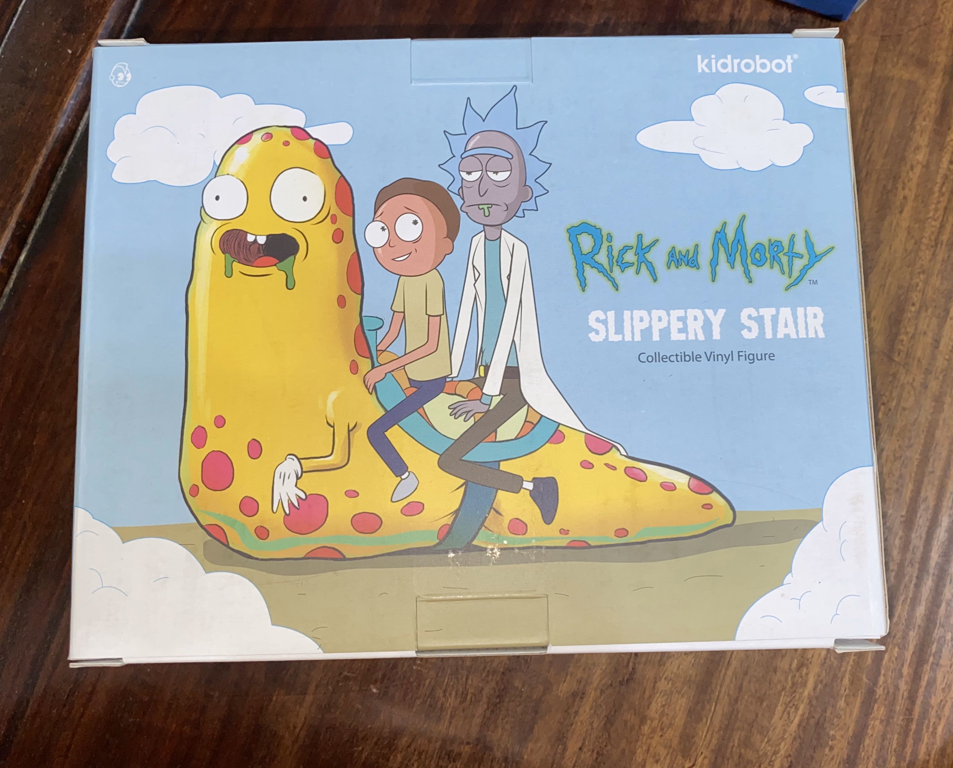 Rick and Morty Slippery Stair Medium Art Figure by Kidrobot. Fixed ...
