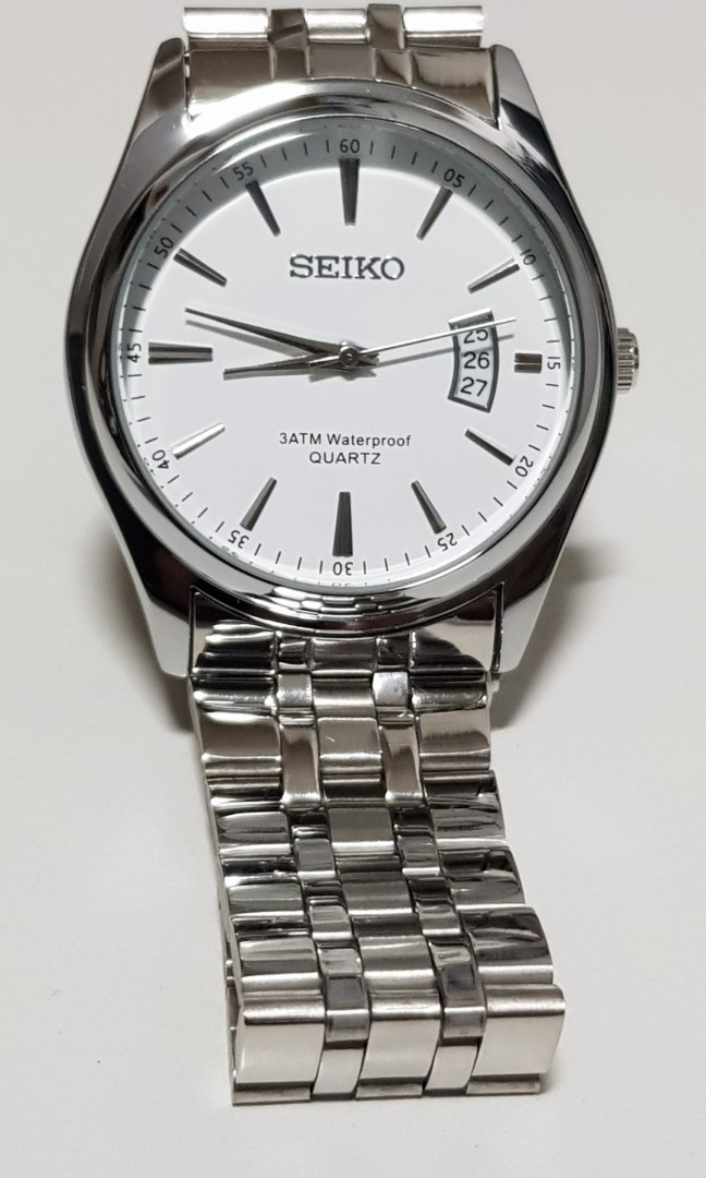 Seiko 3atm waterproof quartz sales