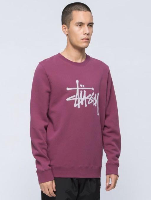 stussy pink sweater