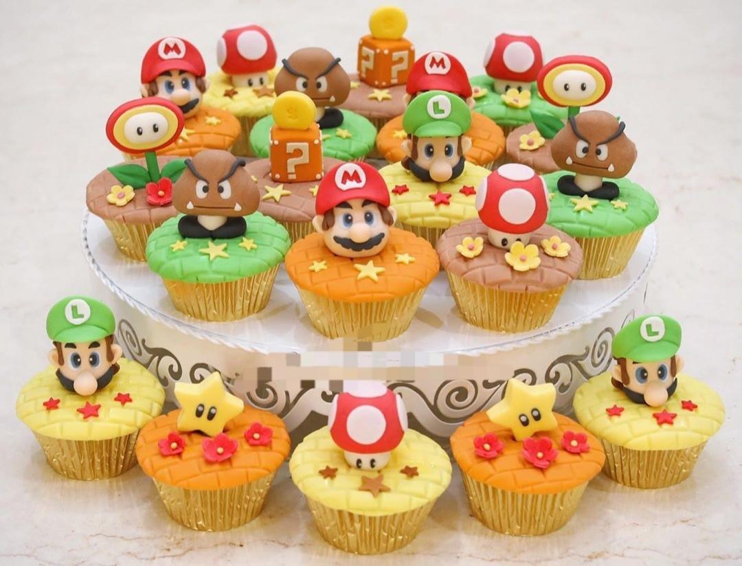 Super Mario Cupcake Food Drinks Homemade Bakes On Carousell