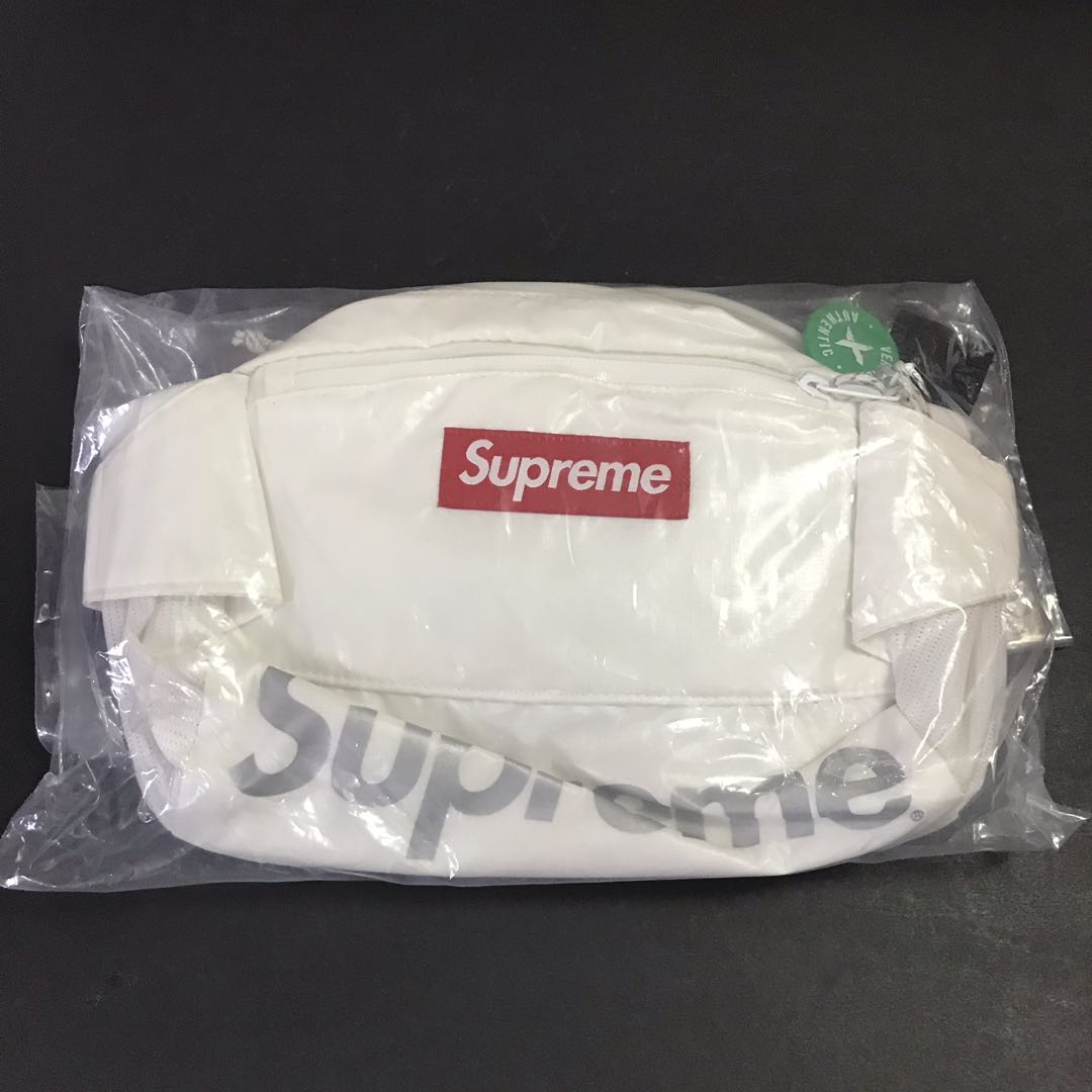 Supreme waist bag fw17 white on sale