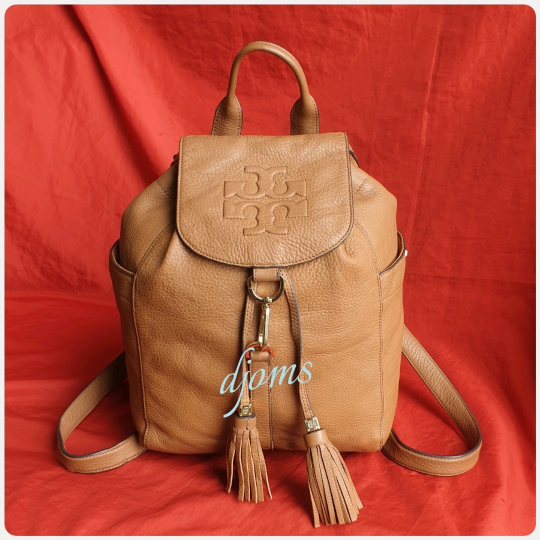 Tory Burch Thea Tasseled Textured Leather Backpack, $530, NET-A-PORTER.COM