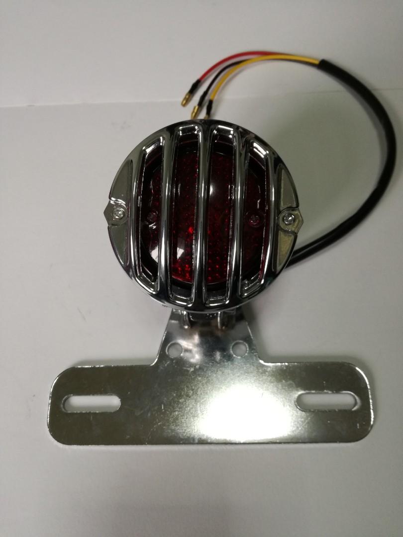 Universal custom hand engraved back lamp, Motorbikes on Carousell