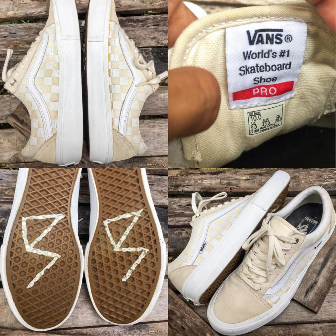 Vans old skool top pro rowan zorilla white