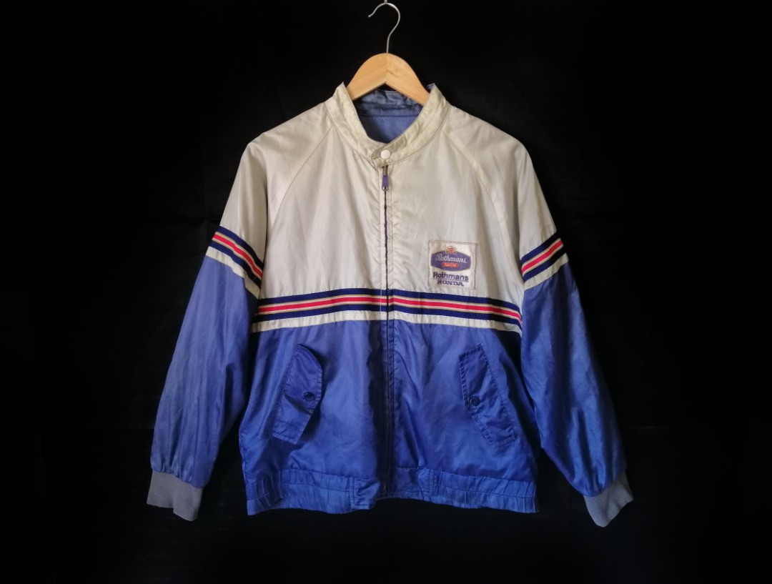 Vintage Honda Rothmans Racing Jacket, Men's Fashion, Coats, Jackets and ...