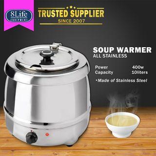 Electric soup kettle 10 liter soup warmer all stainless