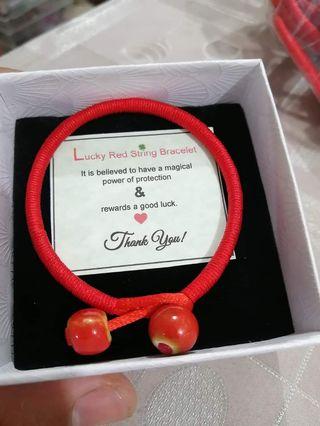 The Original Lucky Ceramic Red String Bracelets [Set of 2
