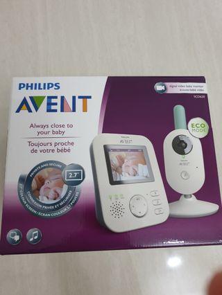 Philips Avent Baby Monitor with 2 year warranty from Jan 2020