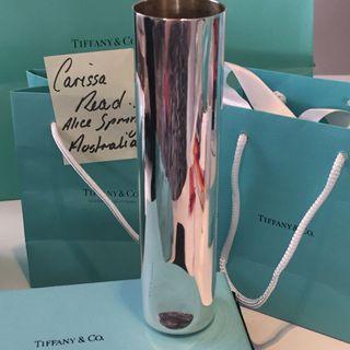 Tiffany and Co. Elsa Peretti thumbprint bud vase