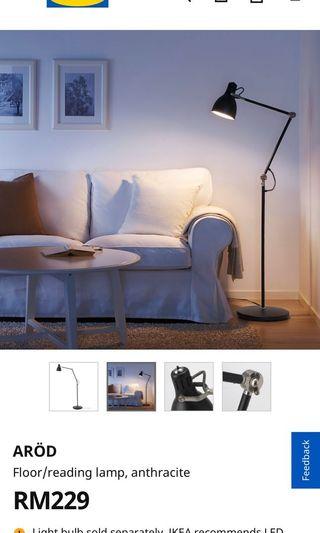 Grey ARÖD Floor Lamp IKEA