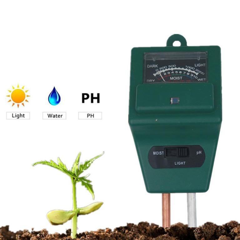 3 In 1 Digital Soil Moisture Sunlight Ph Meter Pre Order 9 13 Days Delivery Gardening Gardening Tools Ornaments On Carousell