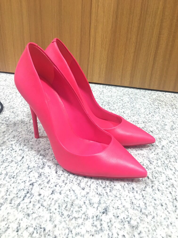 aldo pink heels