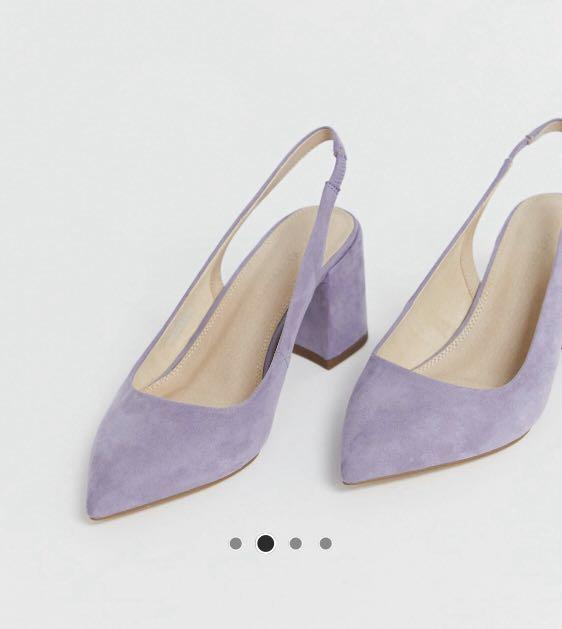 Lilac mid heels clearance