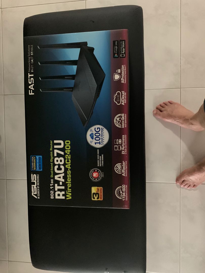 Image showcasing Asus RT-AC87U, Computers & Tech, Parts & Accessories, Networking on ...