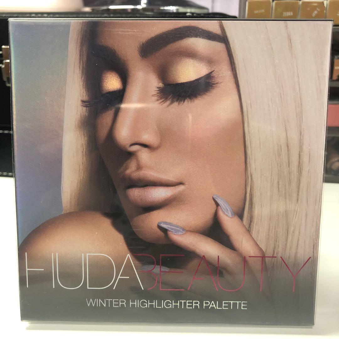 Authentic Huda Beauty Highlighter Palette Winter Solstice Edition