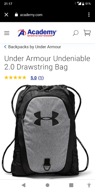 Under Armour Undeniable 2.0 Drawstring Bag
