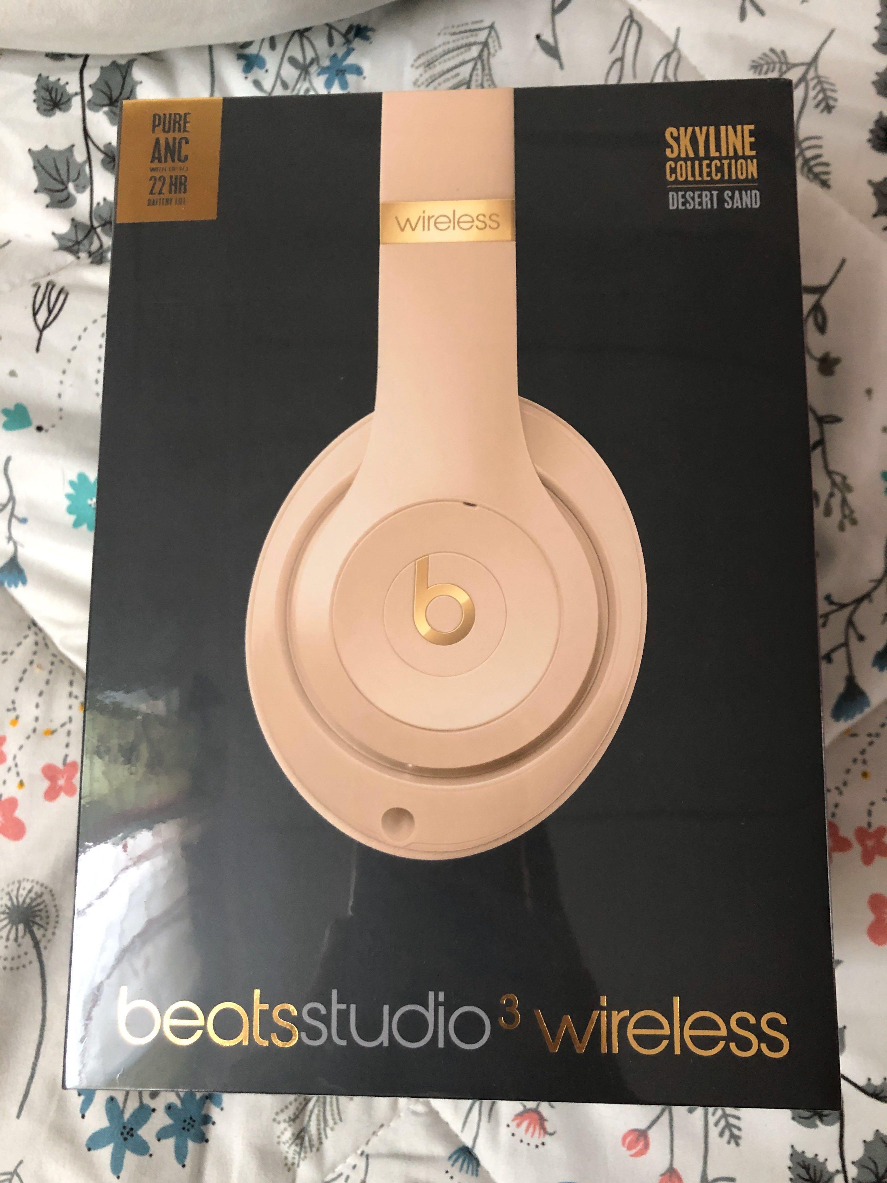 beats studio 3 wireless skyline collection desert sand