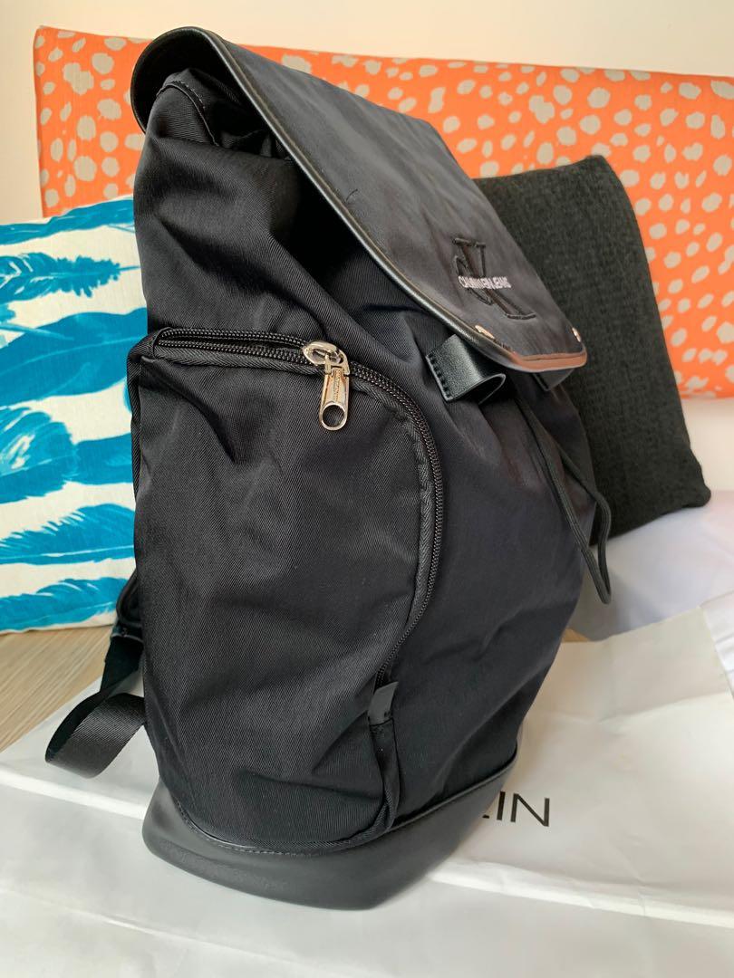 calvin klein men's backpack sale