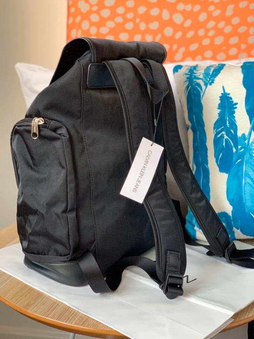 calvin klein men's backpack sale