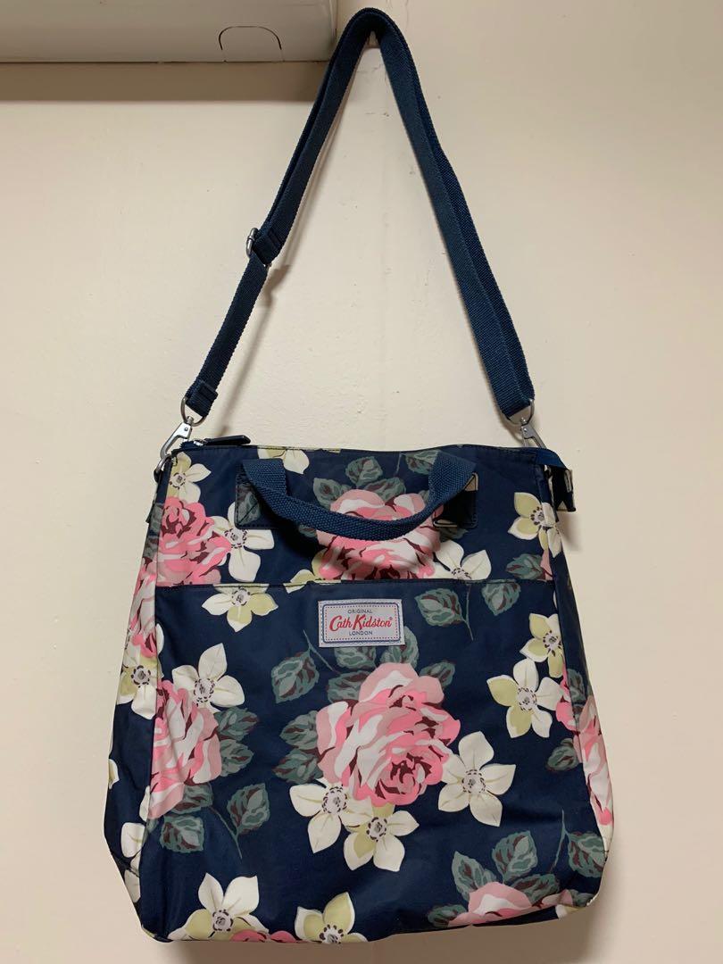 Cath Kidston Matt Oilcloth Multi Strap Backpack Women s Fashion