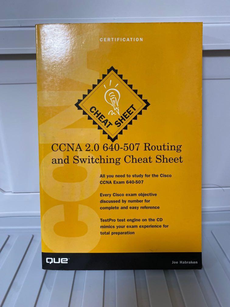 CCNA 2.0 640507 Routing and Switching Cheat Sheet, Hobbies & Toys