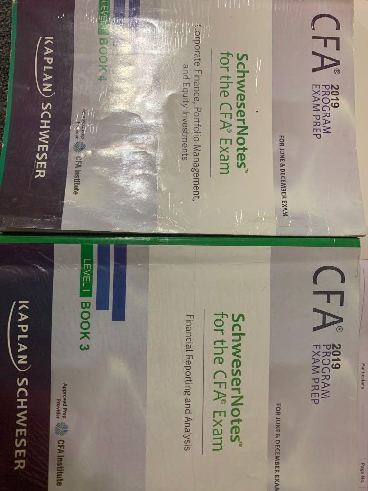 CFA LEVEL 1 - complete set, Hobbies & Toys, Books & Magazines ...