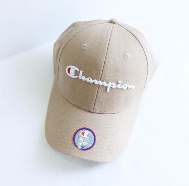 Champion logo cap authentic, Fesyen 