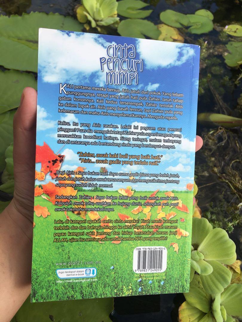Cinta pencuri mimpi (Category: Storybooks) located in Pasir Mas. Submitted by warmstar_1c3a50 (Listing ID 274828618, Image 2). Description: Bought this at pesta buku , i want to clear my book shelf. Price Are negotiable .