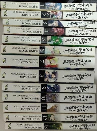 Danmachi light novel volume 1-13, Books & Stationery, Fiction on Carousell