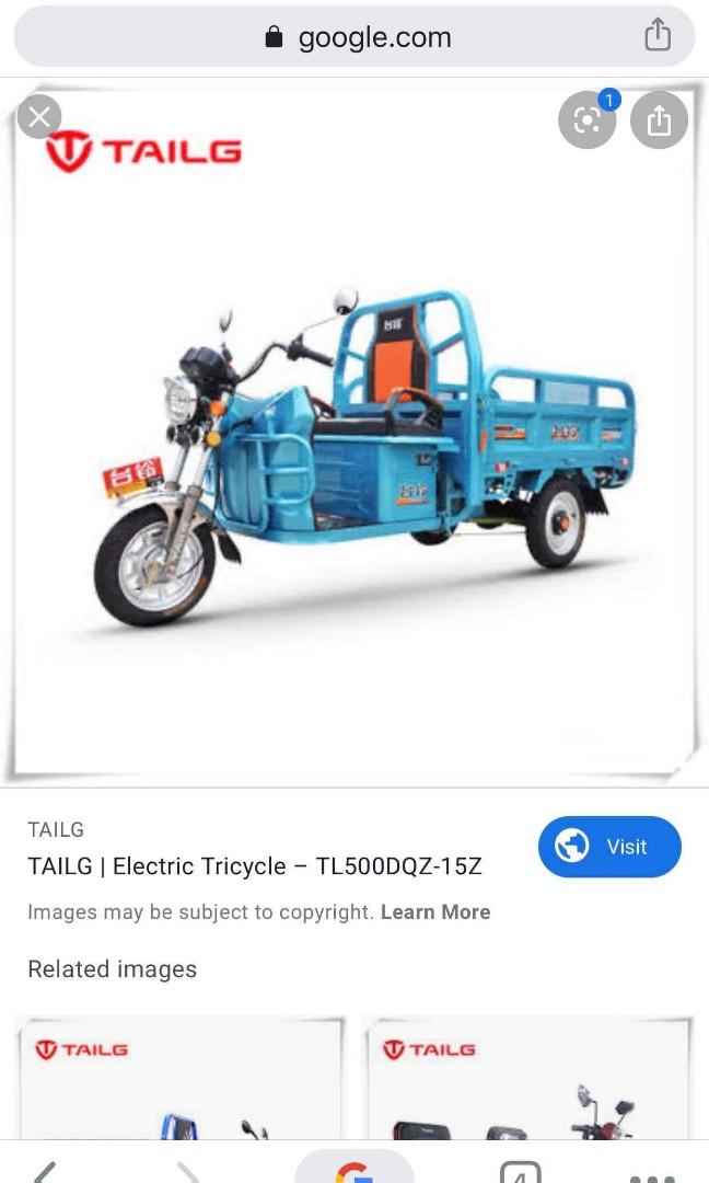 Tailg e bike 3 wheel price new arrivals