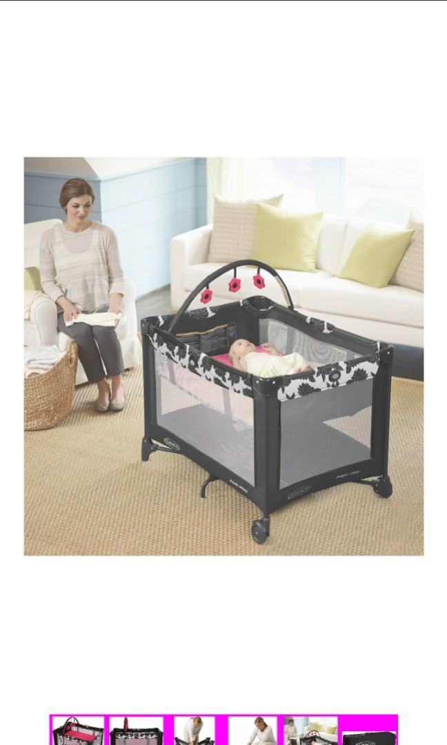 Graco Pack N Play On The Go Playard Baby Infant Cot Crib Bed