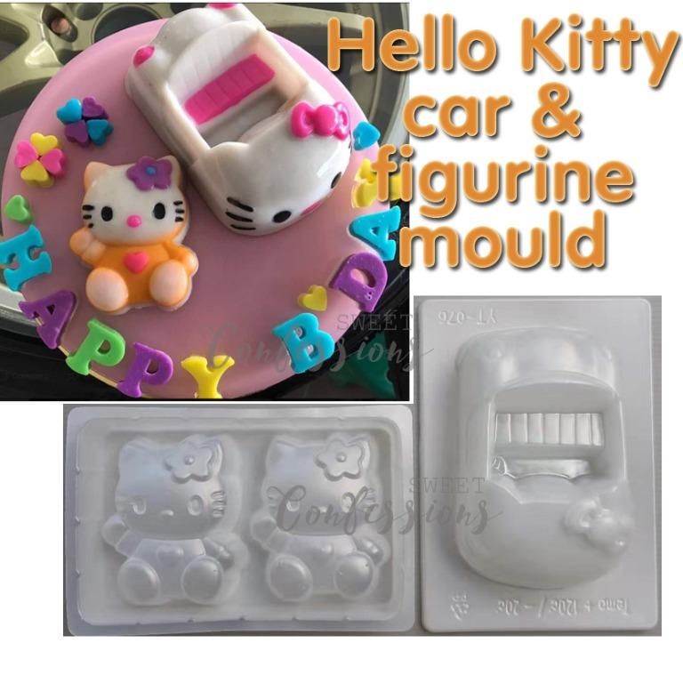 Hello Kitty Car Jelly Mould Agar Agar Plastic Mold Home