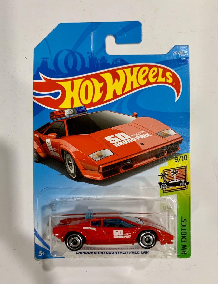 hot wheels countach pace car