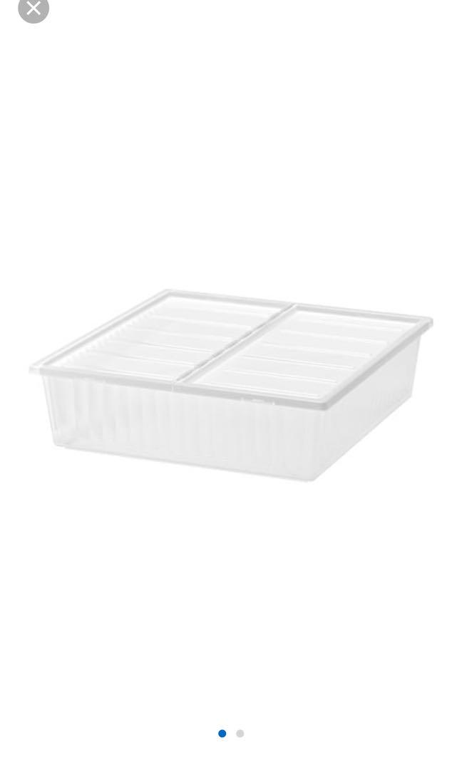 Ikea Storage Container with lid, Furniture, Home Decor, Others on Carousell