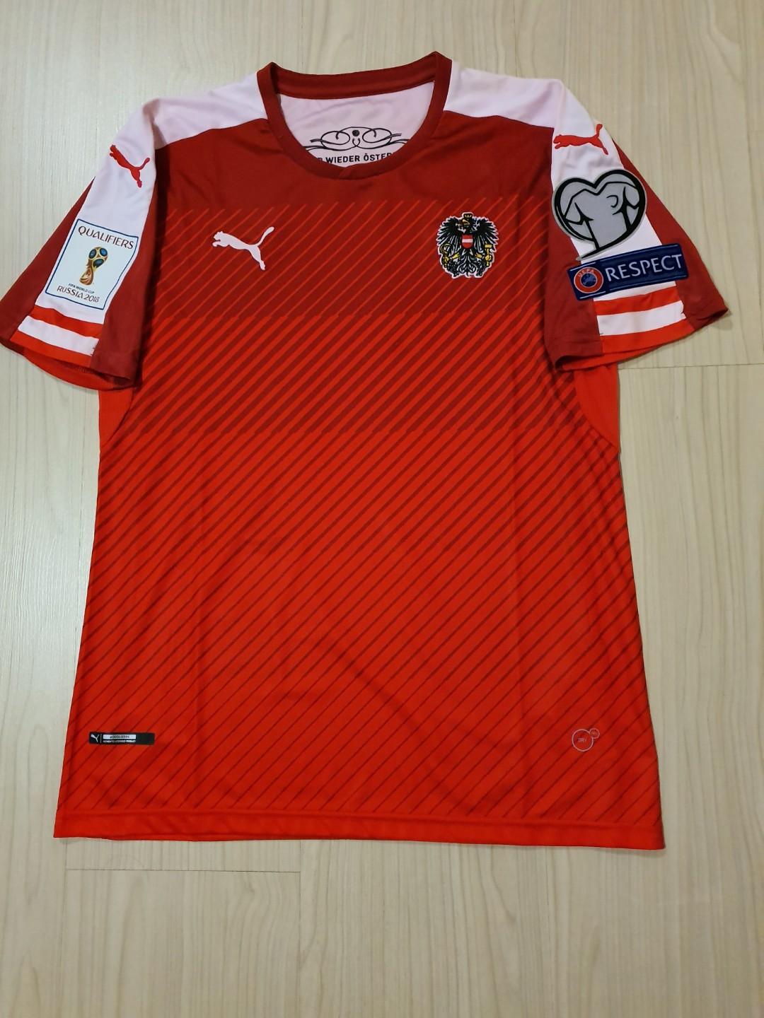 Austria World Cup Soccer Jersey size S 