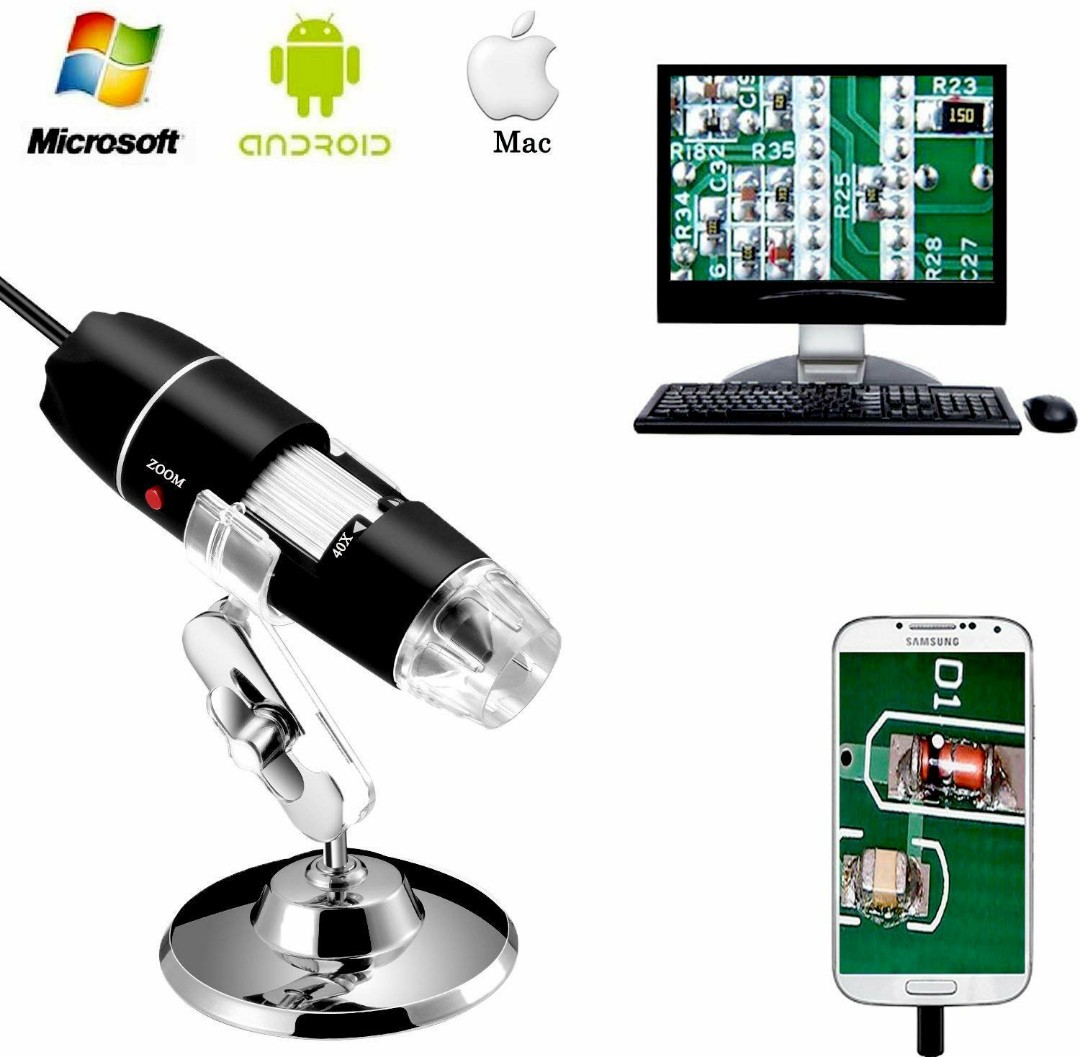 Jiusion 40 To 1000x Magnification Endoscope 8 Led Usb 2 0 Digital