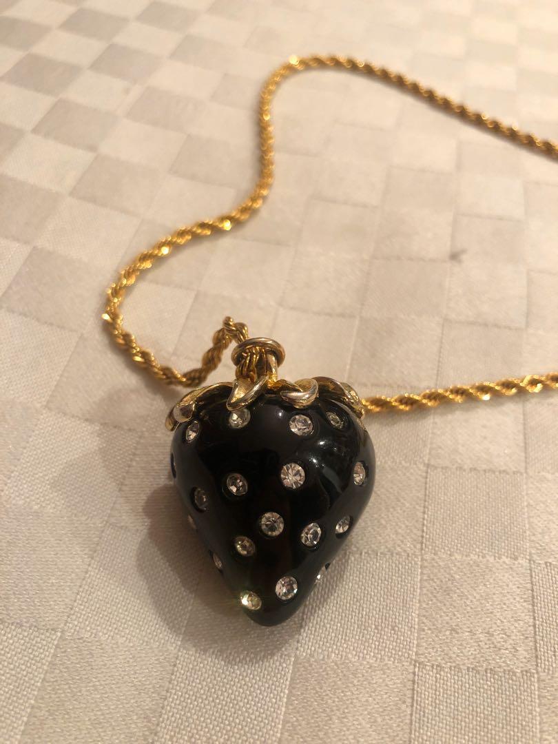 Kenneth jay discount lane strawberry necklace