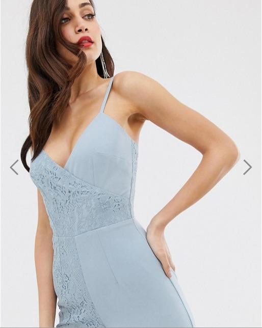 Little mistress lace detail jumpsuit clearance
