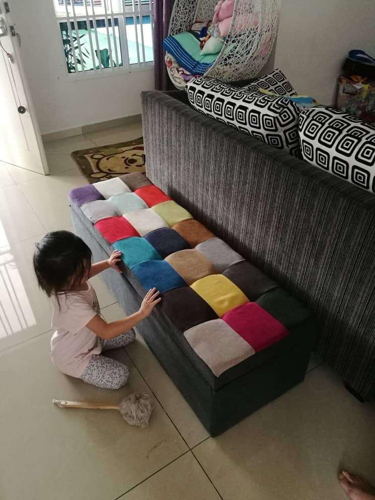 Mf Design Hunter Storage Bench Stool Chair Kerusi Sofa