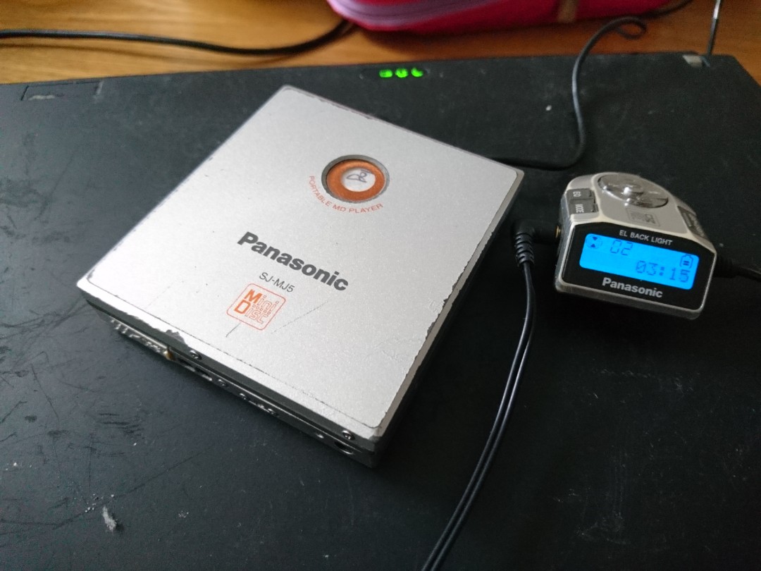 当店限定販売 概ね美品 再生OK Panasonic SJ-MJ15 ポータブルMD