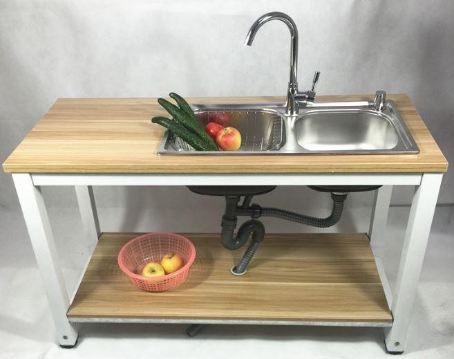 portable kitchen sink table