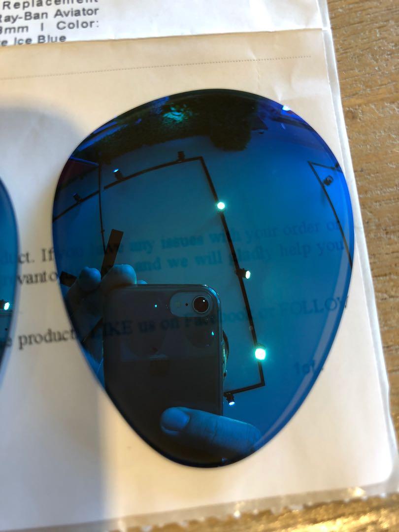 RayBan Replacement Lenses Aviator RB3025 58mm (Polorized Elite Ice