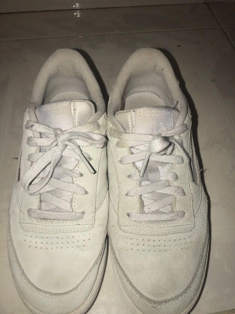 Reebok Classic Womens White Women s Fashion Footwear Sneakers