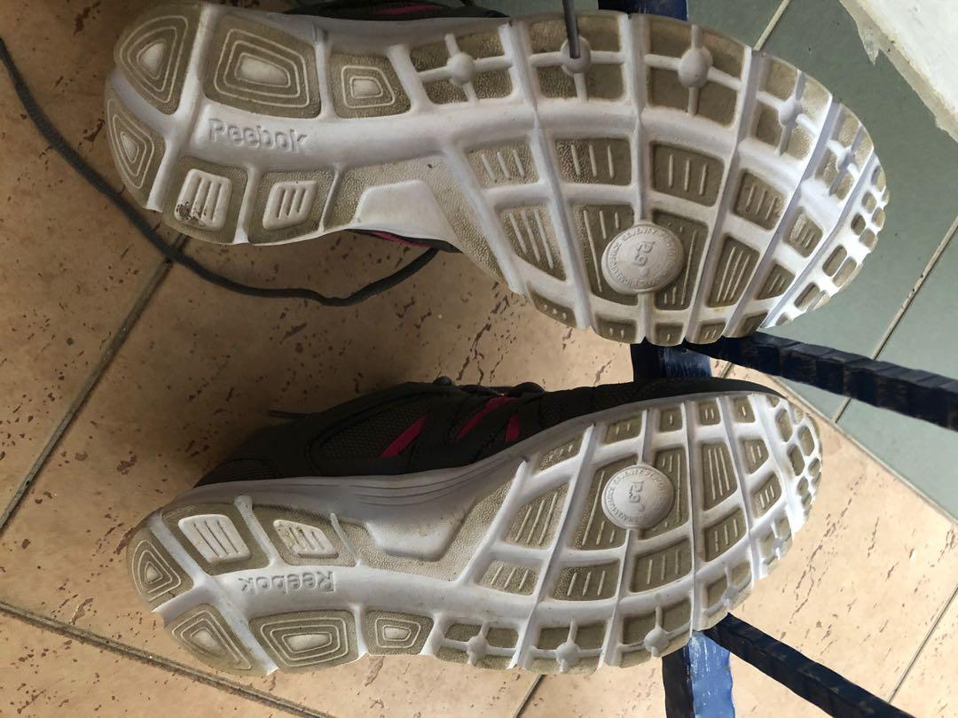 Reebok grey discount running shoes