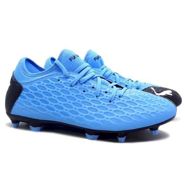 Sepatu Bola Puma Future 5 4 Fg Blue Nrgy Blue Olah Raga Baju Olahraga Di Carousell