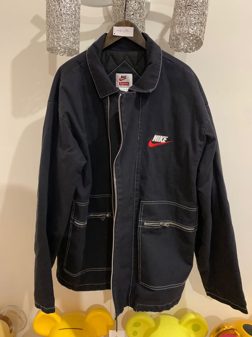 16000円 ふるさと納税 supreme nike double zip work jacket