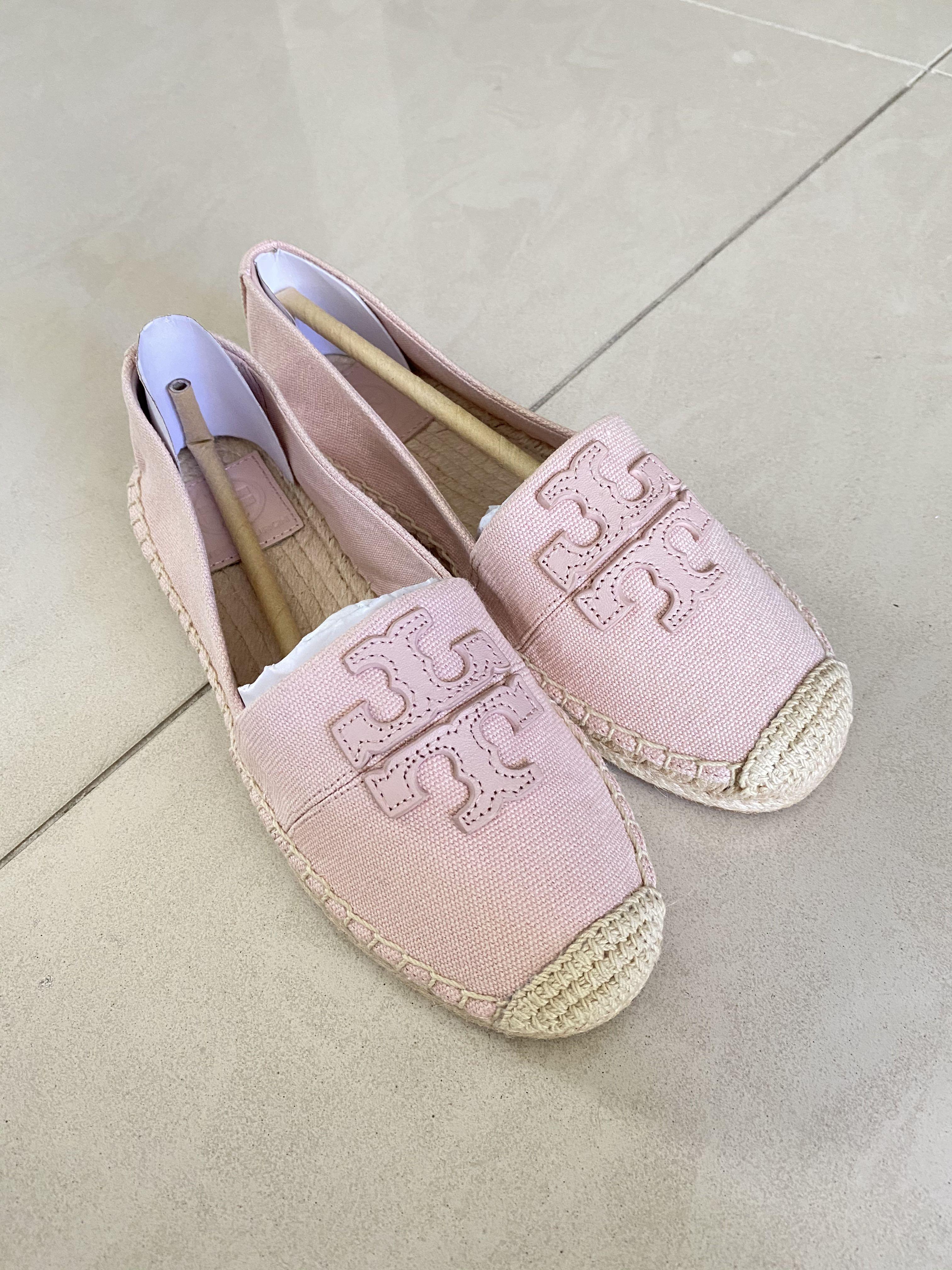 Pink tory burch espadrilles hot sale