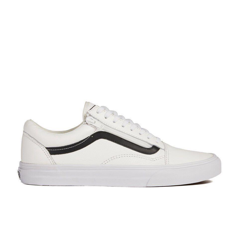 black trainers with white stripe